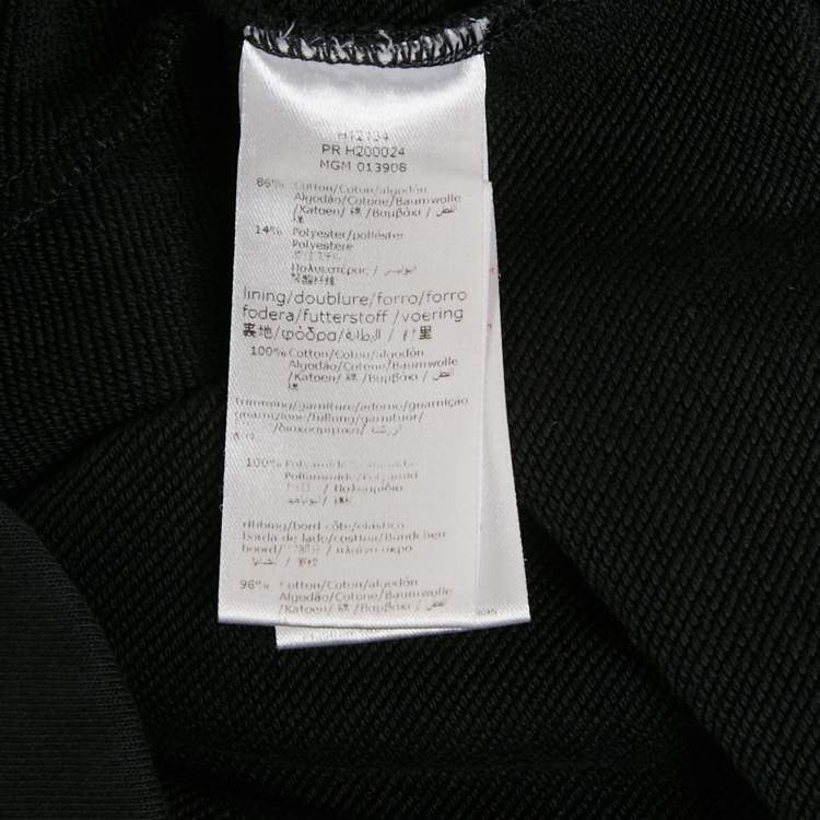 Pre Owned Givenchy Kids Black Cotton Logo Band Strip Tie Waist Dress 12 Yrs 