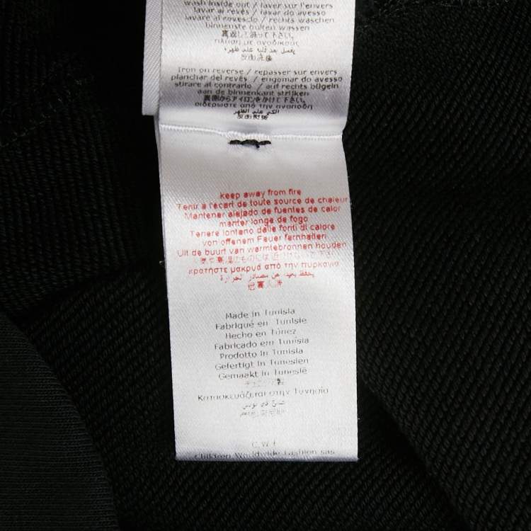 Pre Owned Givenchy Kids Black Cotton Logo Band Strip Tie Waist Dress 12 Yrs 