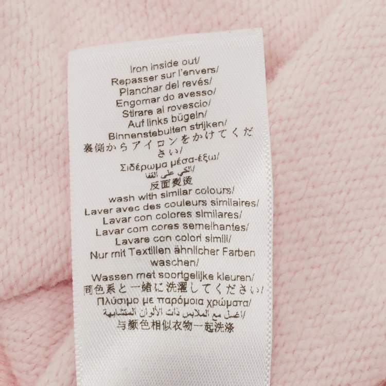 Pre Owned Givenchy Kids Pink Logo Print Cotton Hoodie 3 Y