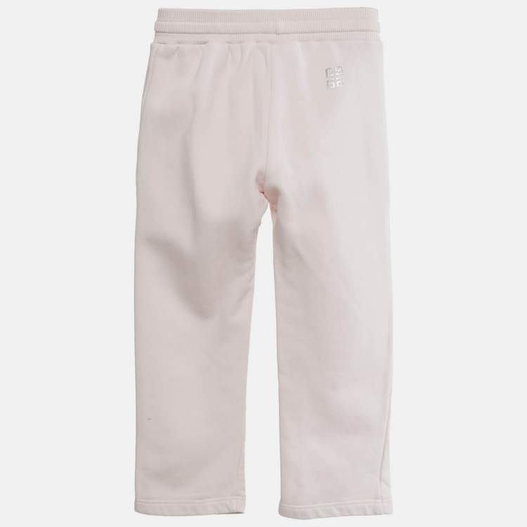 Pre Owned Givenchy Pink Cotton Knit Pants 3 Years
