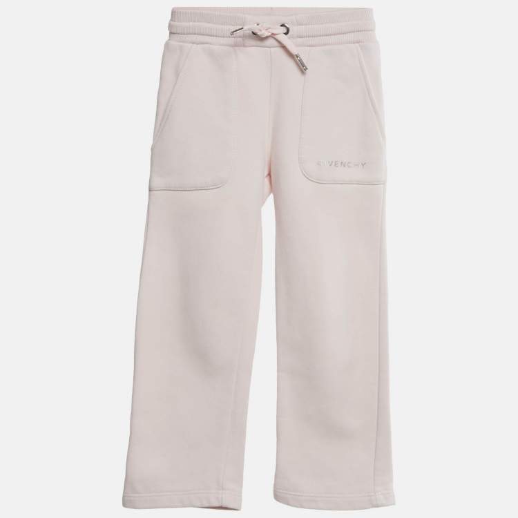 Pre Owned Givenchy Pink Cotton Knit Pants 3 Years