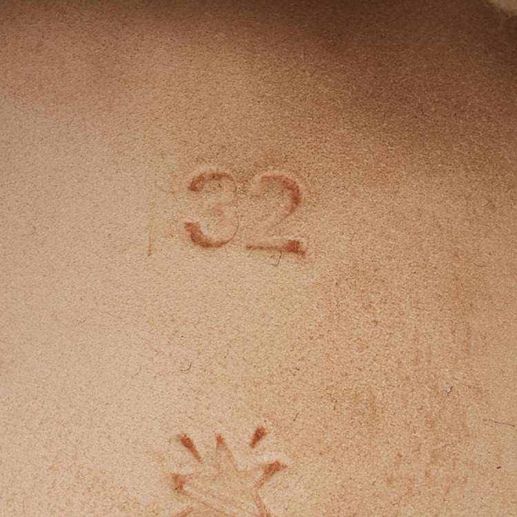 Pre Owned Golden Goose  Superstar Size 32 Silver Glitter And Suede Low Top Sneakers 