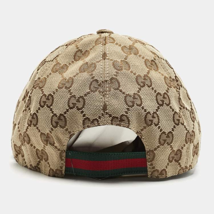 Pre Owned Gucci Kids GG Canvas Baseball Cap M
