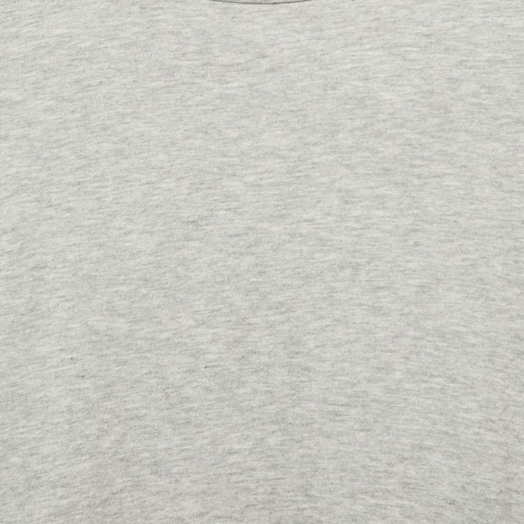 Pre Owned Gucci Kids Grey Web Sleeve Trim Jersey T-Shirt 5 Yrs
