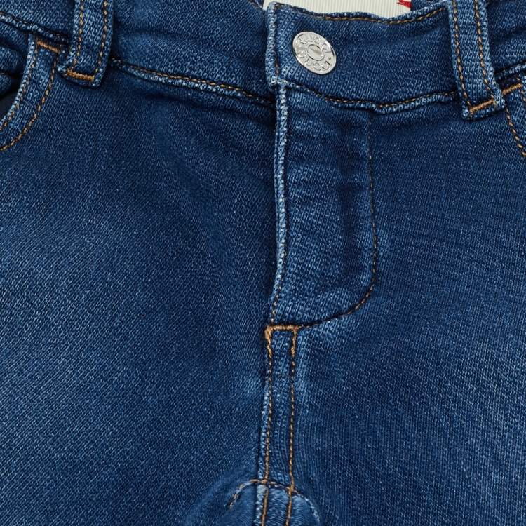 Pre Owned Gucci Kids Blue Denim Jeans 24M