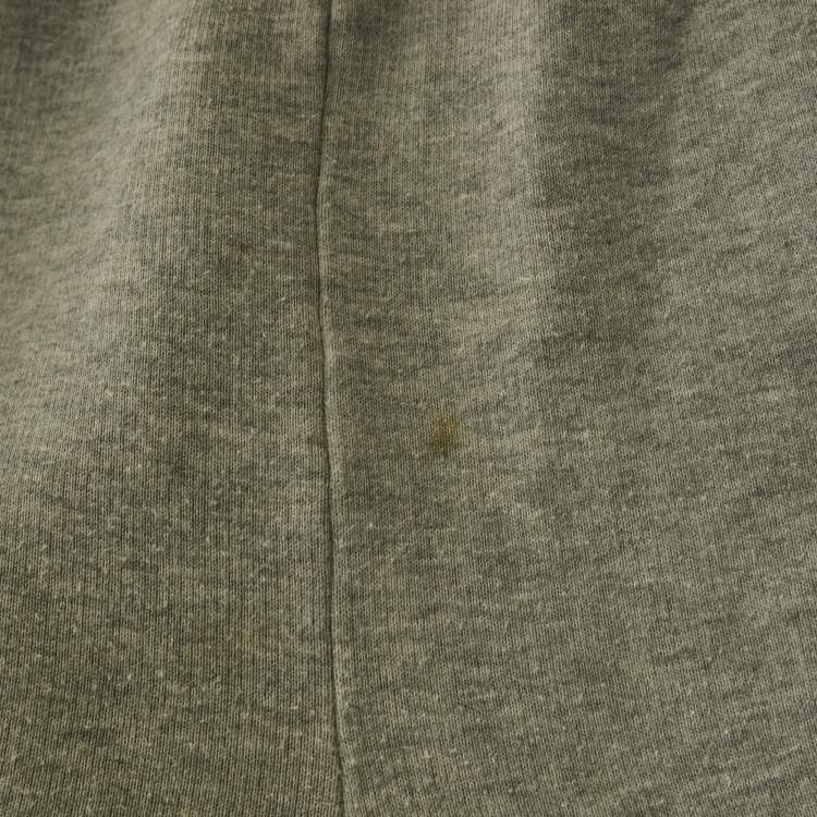 Pre Owned Gucci Kids Grey Cotton Tiger Applique Joggers 10Yrs