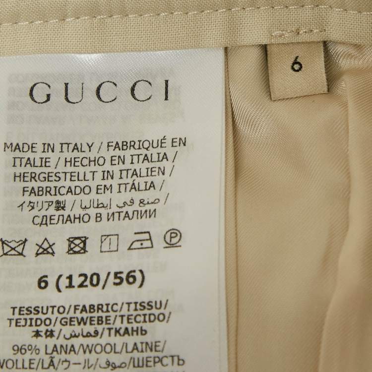 مملوكة مسبقًا Gucci Kids Green G Motif Jacquard Shorts 6 Yrs