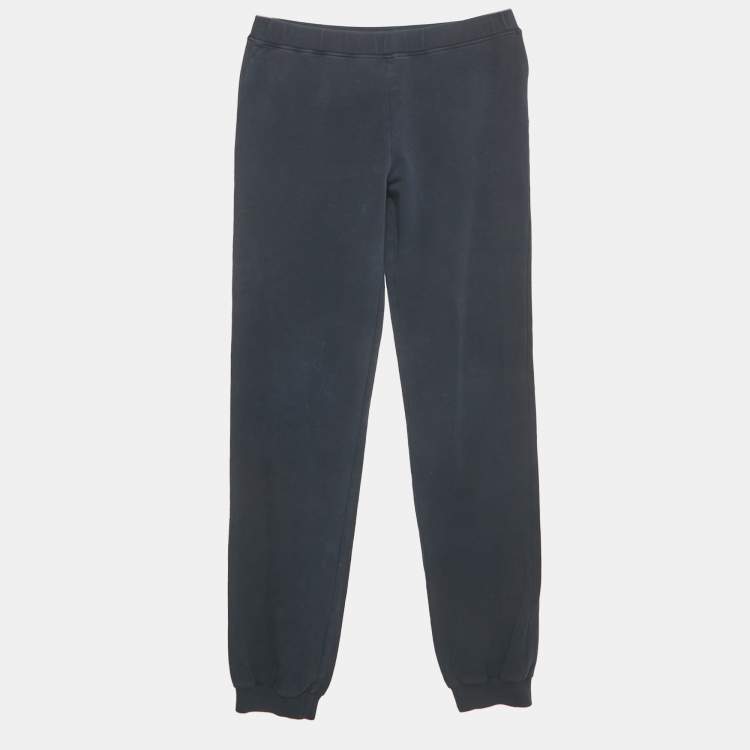 Pre Owned Gucci Kids Blue Jersey Joggers 12Yrs