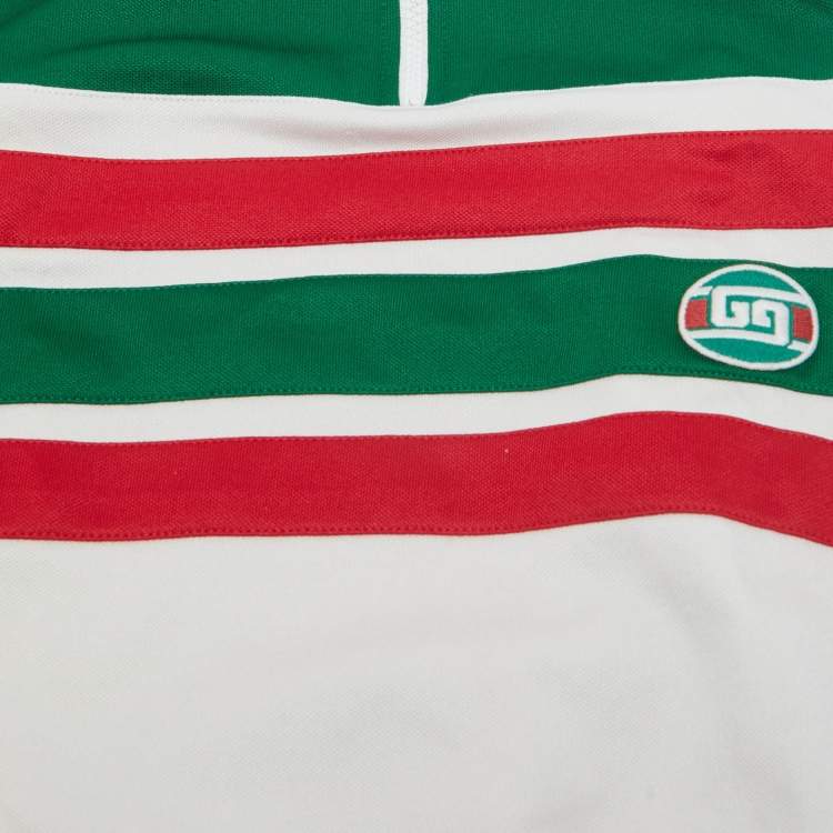 Pre Owned Gucci Kids Green Jersey GG Applique Jacket 4Yrs