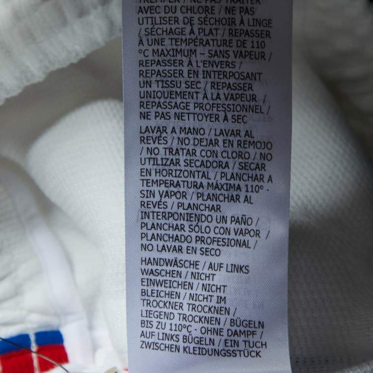 Pre Owned Gucci White GG Embossed Jersey Shorts 12 Yrs