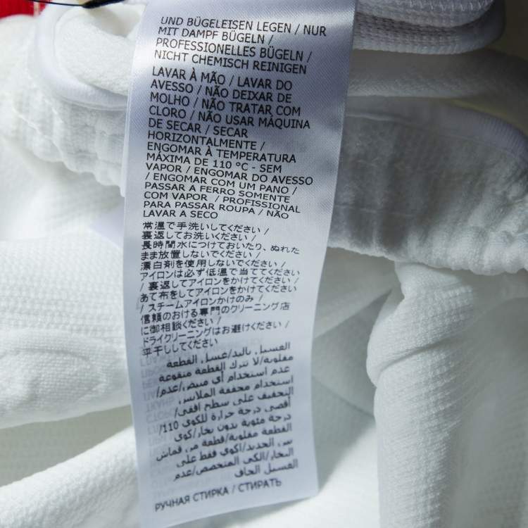 Pre Owned Gucci White GG Embossed Jersey Shorts 12 Yrs