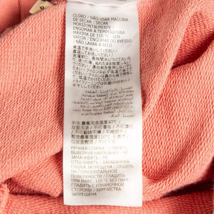 Pre Owned Gucci Pink Logo Print Cotton Knit Trackpants 6 Yrs