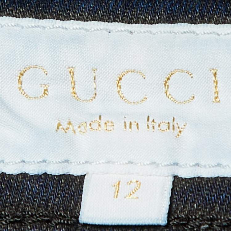 Pre Owned Gucci Navy Blue Denim Jeans (12)