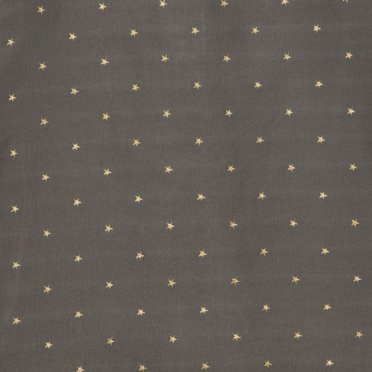 Pre Owned Gucci Kids Grey Star Pattern Silk Blend Dress Size 6 Yrs