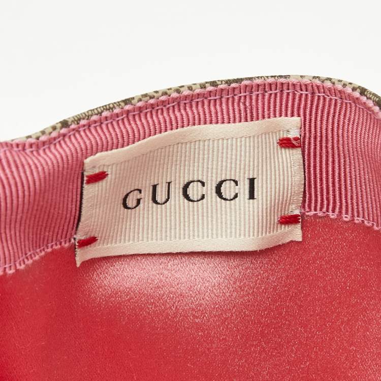 Pre Owned Gucci Kids Beige Coated Canvas Unicorn Baseball Cap M