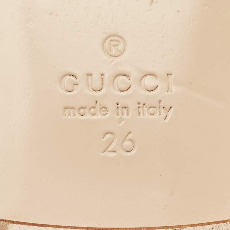 Pre Owned Gucci Black Patent Leather Horsebit Ballet Flats Size 26