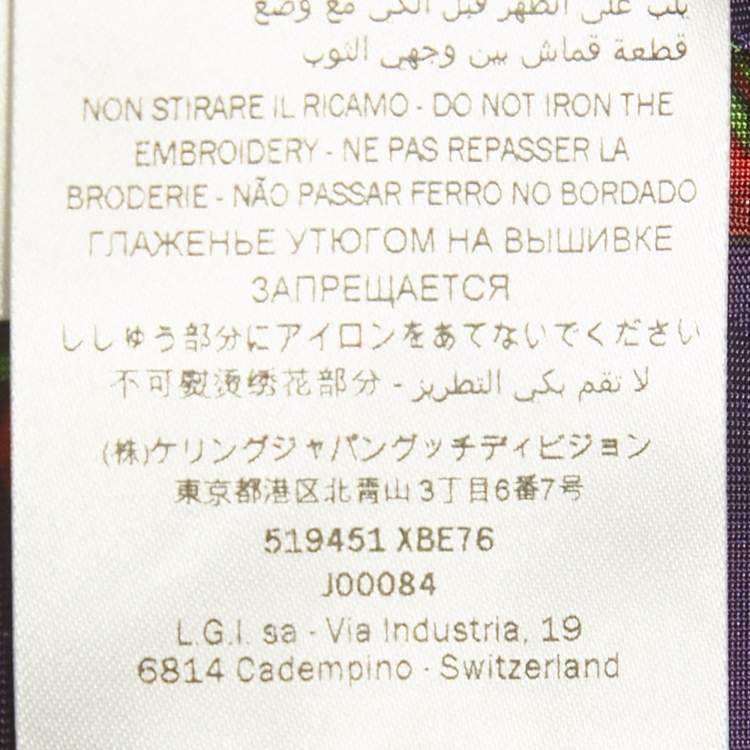 Pre Owned Gucci Yellow/Green Checks Wool and Faux Fur Trim Jacket 10Yrs