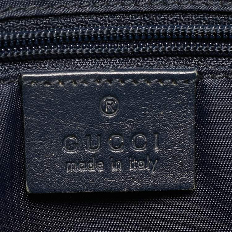 Pre Owned حقيبة ظهر غوتشي من قماش GG سوبرم ب لون كحلي/بيج