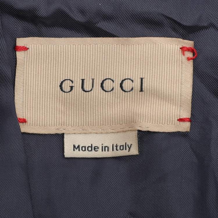 Pre Owned Gucci Pink GG Jacquard Bomber Jacket 4 Years