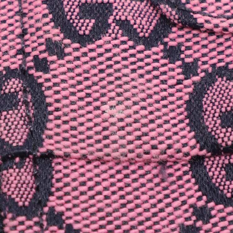 Pre Owned Gucci Pink GG Jacquard Bomber Jacket 4 Years