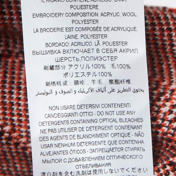 Pre Owned Gucci Orange Tiger Intarsia Wool Sweater (10 Yrs)