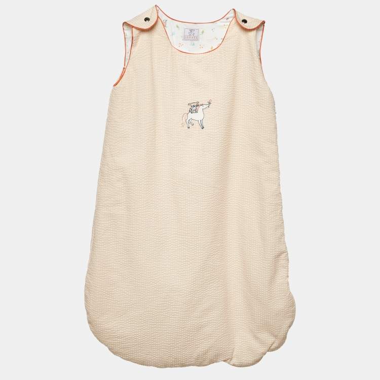 Pre Owned Hermes Melon Cotton Cabriole Sleeping Bag 