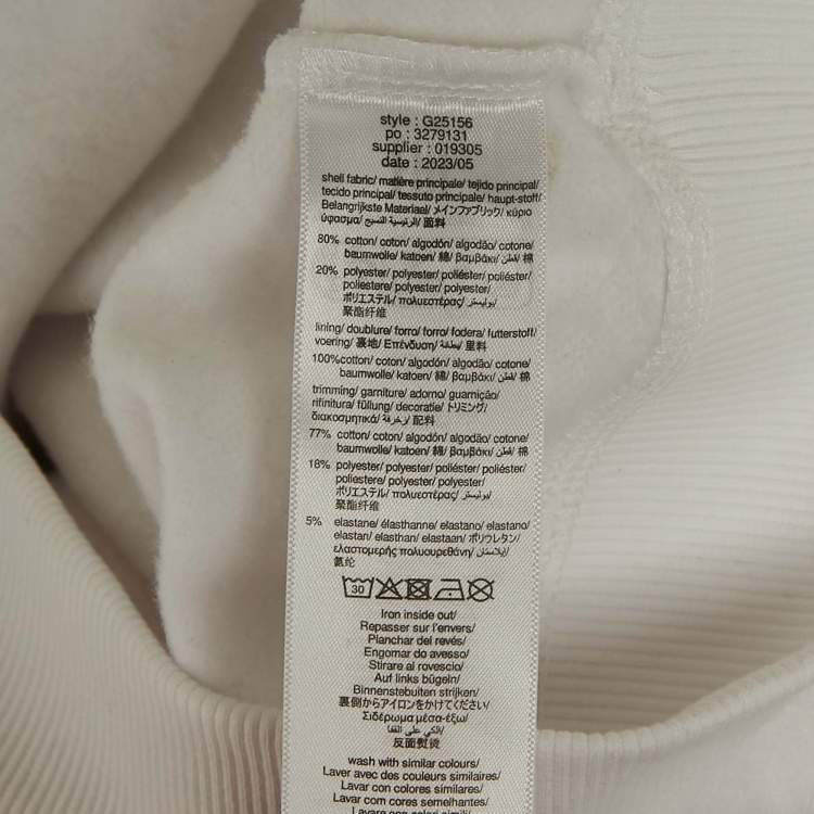 Pre Owned Hugo Boss Kids White Printed Cotton Hoodie 12 Yrs 