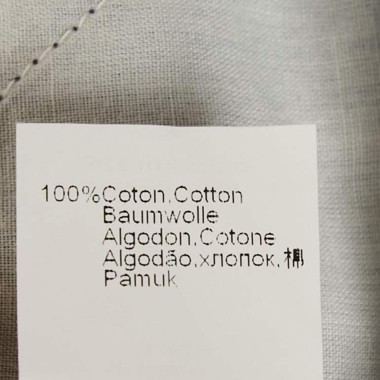 Pre Owned Kenzo Blue Floral Embroidered Denim Shorts 10 Yrs