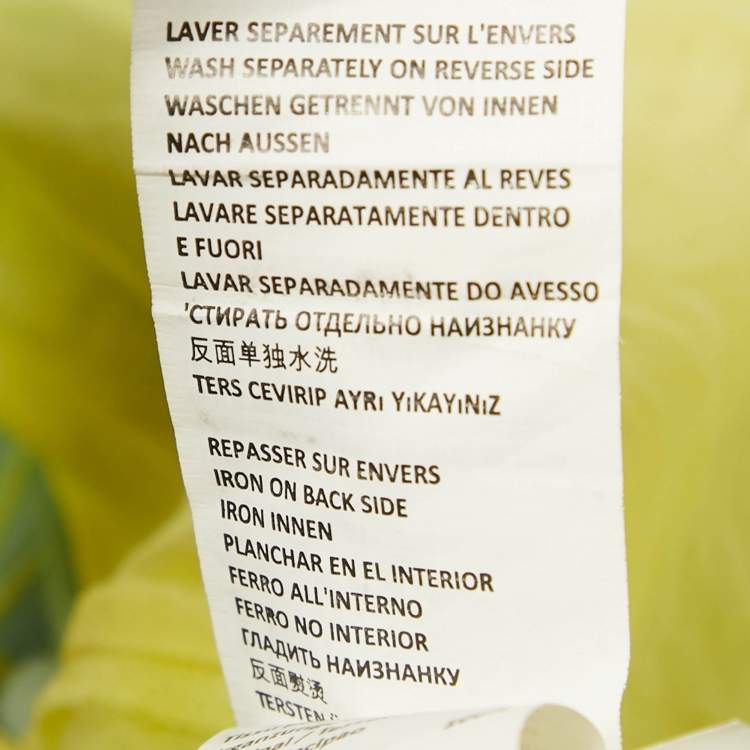 Pre Owned Kenzo Blue/Yellow Broderie Anglaise Cotton Dress 12 Yrs