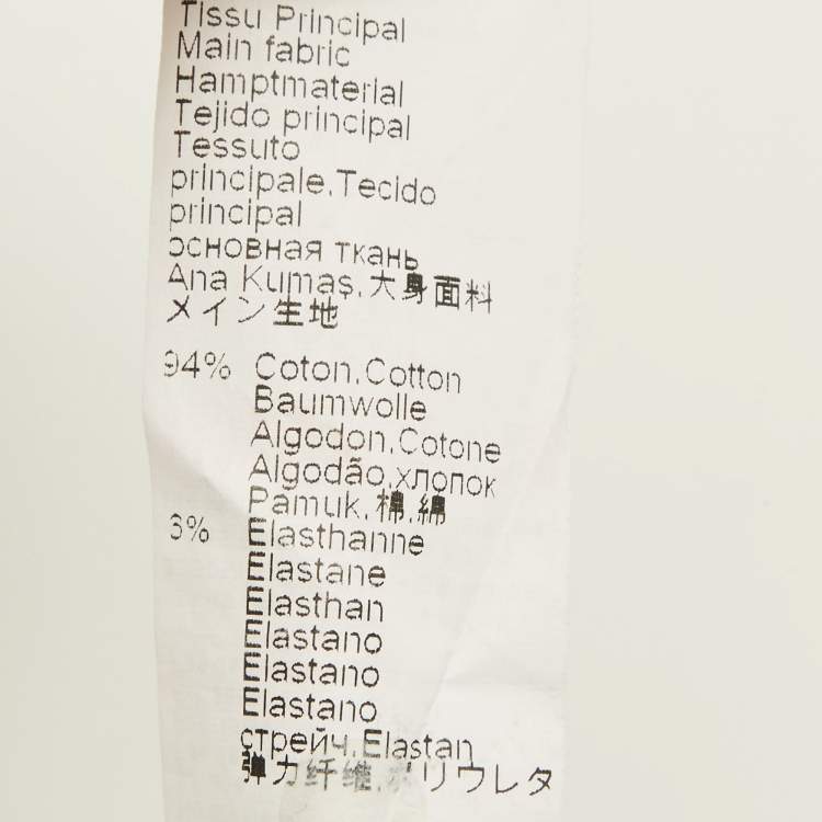 Pre Owned Kenzo Kids Blue Logo Print Jersey Leggings 5Yrs