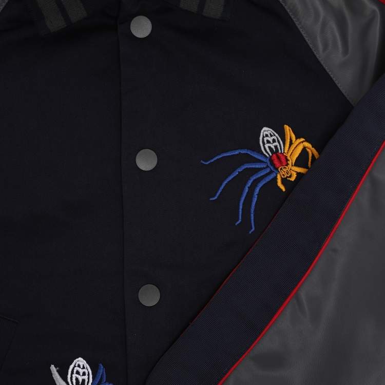 Pre Owned Lanvin Multicolor Cotton and Nylon Spider Embroidered Jacket 6 Yrs