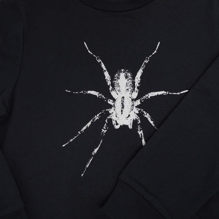 Pre Owned Lanvin Navy Blue Spider Print Jersey Sweater 4 Yrs