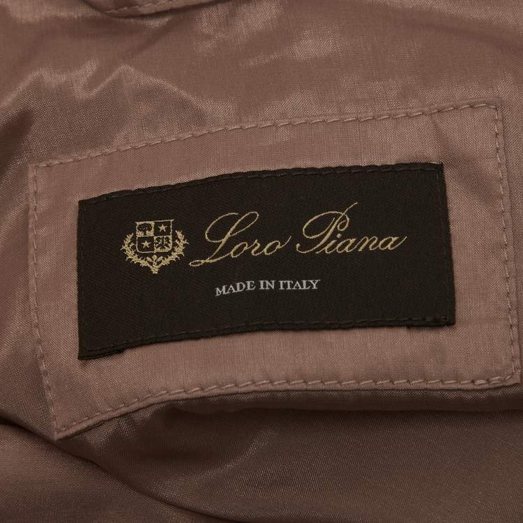 Pre Owned Loro Piana Kids Pink Silk Blend Jacket 4Yrs