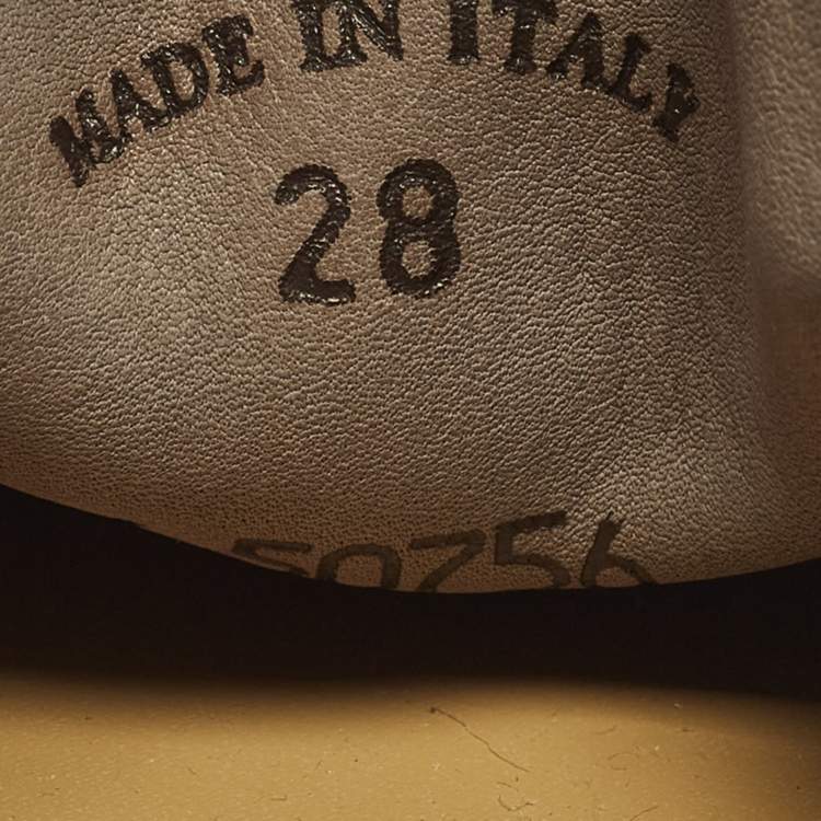 Pre Owned Loro Piana Summer Walk Size 28 Grey Suede Loafers