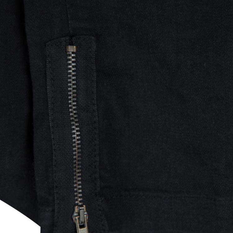 Pre Owned Little Marc Jacobs Black Zip Detail Skinny Jeans 6 Yrs