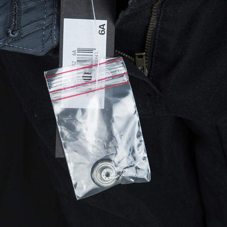 Pre Owned Little Marc Jacobs Black Zip Detail Skinny Jeans 6 Yrs
