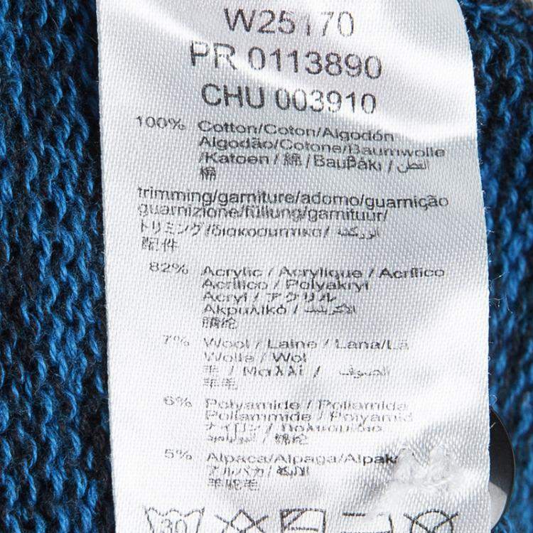 Pre Owned Little Marc Jacobs Colorblock Knit Buttondown Cardigan 5 Yrs