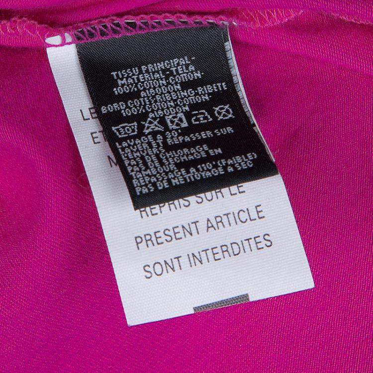 Pre Owned Little Marc Jacobs Pink Printed  Long Sleeve T-Shirt 8 Yrs