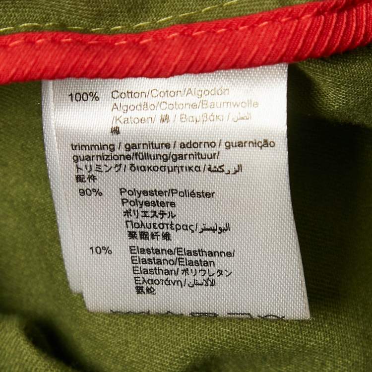 Pre Owned Little Marc Jacobs Green Heart Applique Cotton Jacket 10Yrs