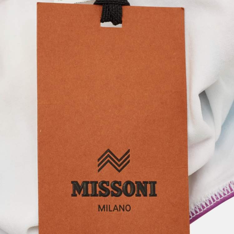 Pre Owned Missoni Kids Multicolor Printed Jersey Swimsuit Size 12 Yrs