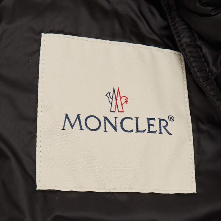 Pre Owned Moncler Kids Black Synthetic Down Gilet 4Yrs