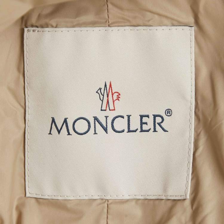 Pre Owned Moncler Beige Synthetic Down Gilet 10Yrs