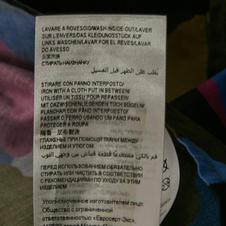 Pre Owned Moschino Teen Multicolor Printed Cotton Shirt 12 Yrs