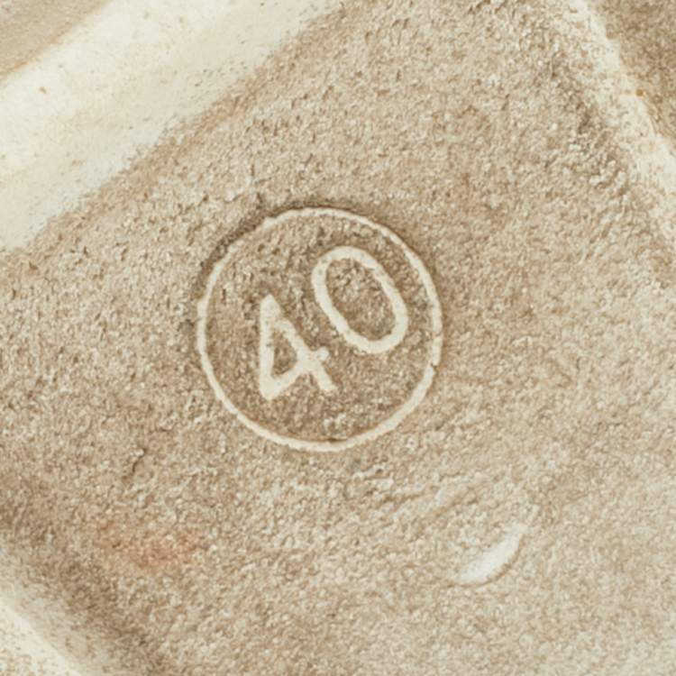 Pre Owned N°21 Black Knit Fabric and Leather Lace Up Sneakers Size 40