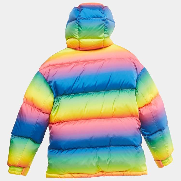Pre Owned Perfect Moment Girls Rainbow Down-Fill Ski Jacket 12Yrs