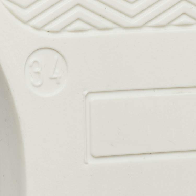 Pre Owned Philipp Plein Black Leather Studded Diana Sneakers Size 34