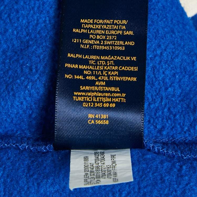 مملوكة مسبقًا Polo Ralph Lauren Kids Blue Cotton Drawstring Joggers L/(14-16 Yrs)