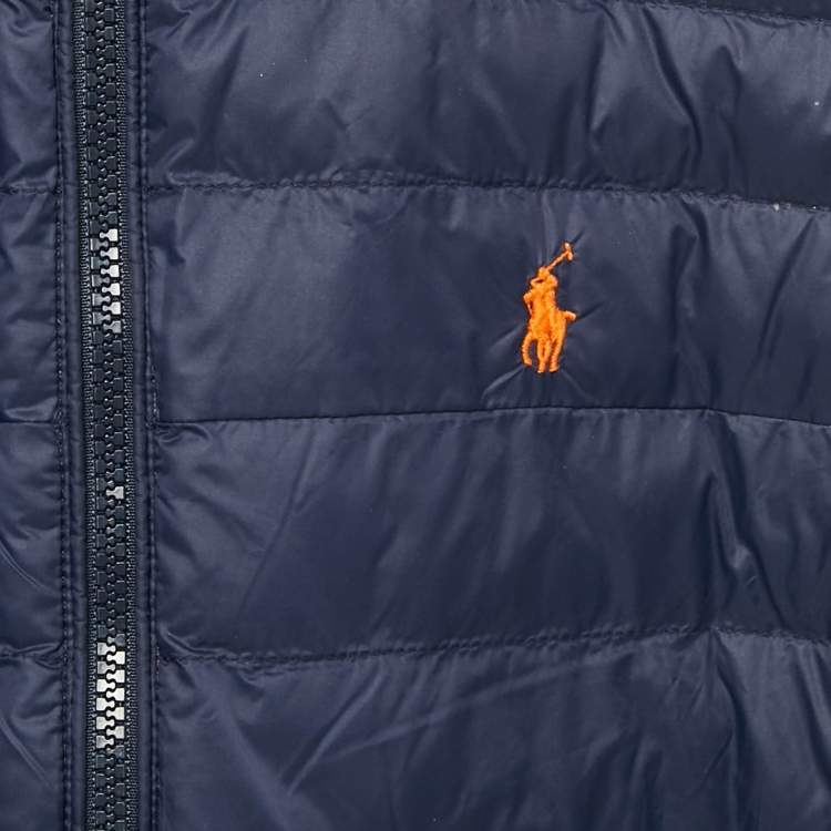 Pre Owned Polo Ralph Lauren Boys Colorblocked Reversible Puffer Jackets L/14-16Yrs