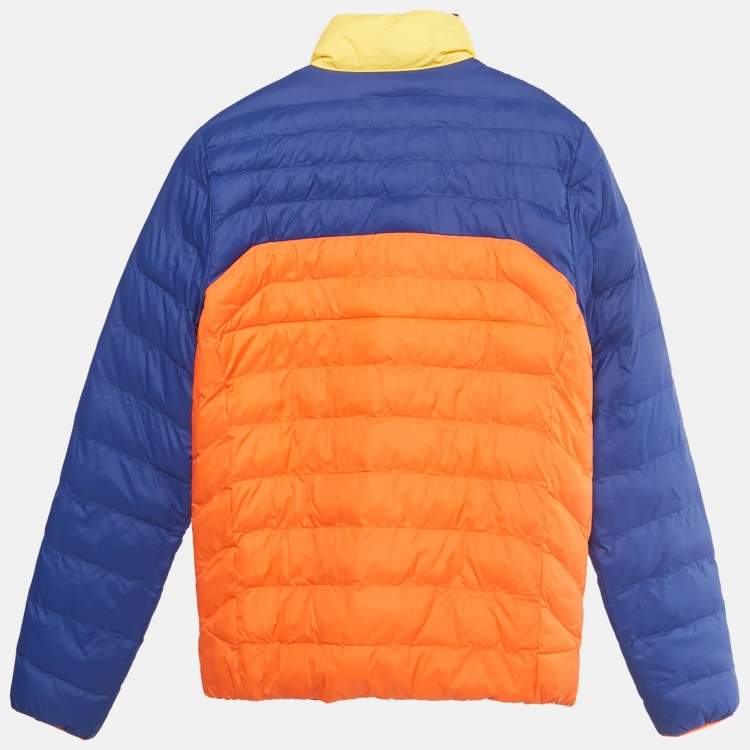 Pre Owned Polo Ralph Lauren Boys Colorblocked Reversible Puffer Jackets L/14-16Yrs