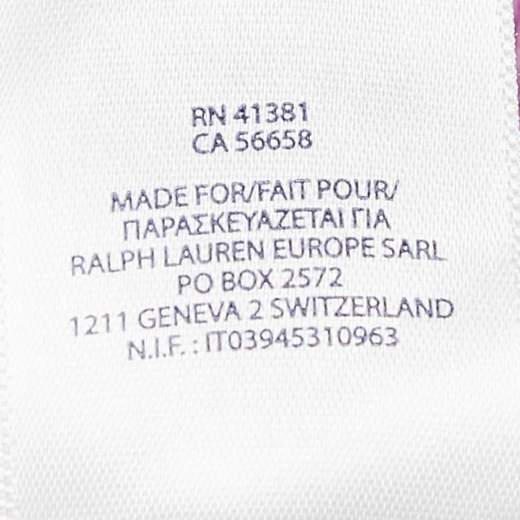 Pre Owned Polo Ralph Lauren Purple Mini Cable Knit Button Front Cardigan 3 Yrs